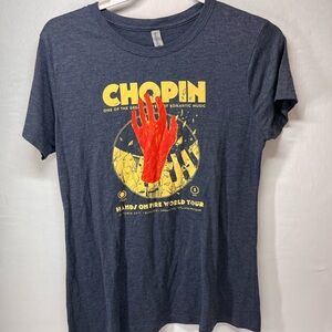 Next Level Apparel‎ Graphic Tee in Blue and Yellow